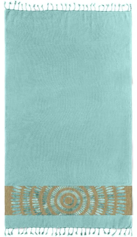 Πετσέτα Θαλάσσης - Παρεό Pestemal 21 Aqua Guy Laroche Θαλάσσης 90x170cm 100% Cotton