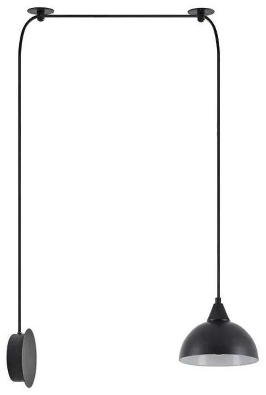 Φωτιστικό Οροφής 77-9051 50x15x300cm 1xE27 60W Black Homelighting