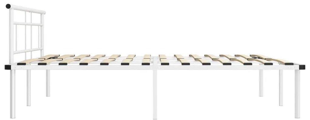 vidaXL Πλαίσιο Κρεβατιού Λευκό 180 x 200 εκ. Μεταλλικό