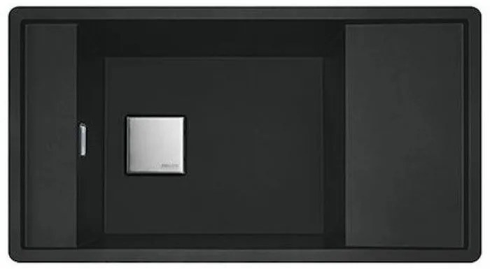 Franke FSG 611-87 Matte Black Ένθετος Γρανιτένιος Νεροχύτης 60cm
