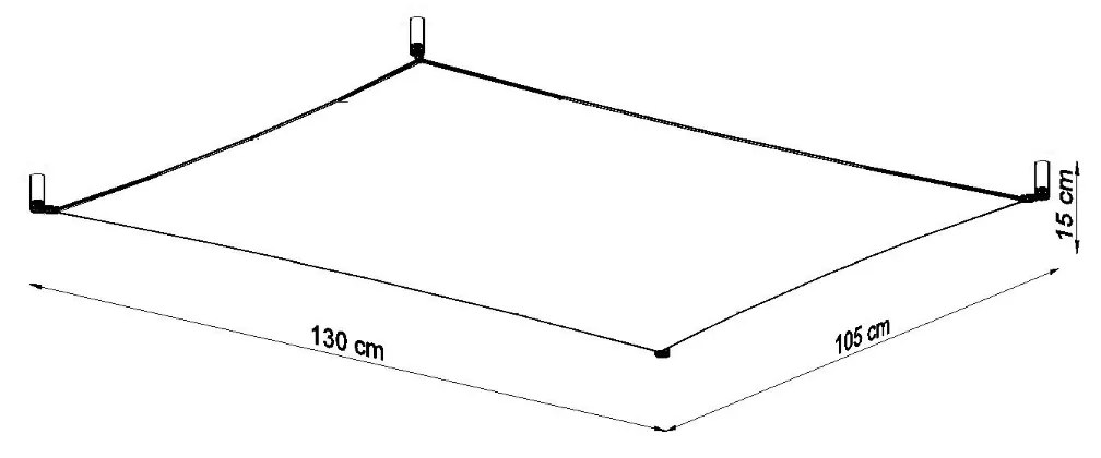 Sollux Φωτιστικό οροφής Luna 6,ύφασμα,6xG13/8,5w