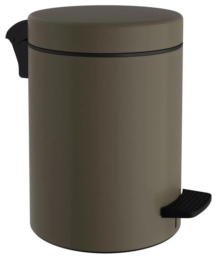 Κάδος Απορριμμάτων 5lt 05-096-963 Light Bronze Pam&amp;Co Stainless Steel