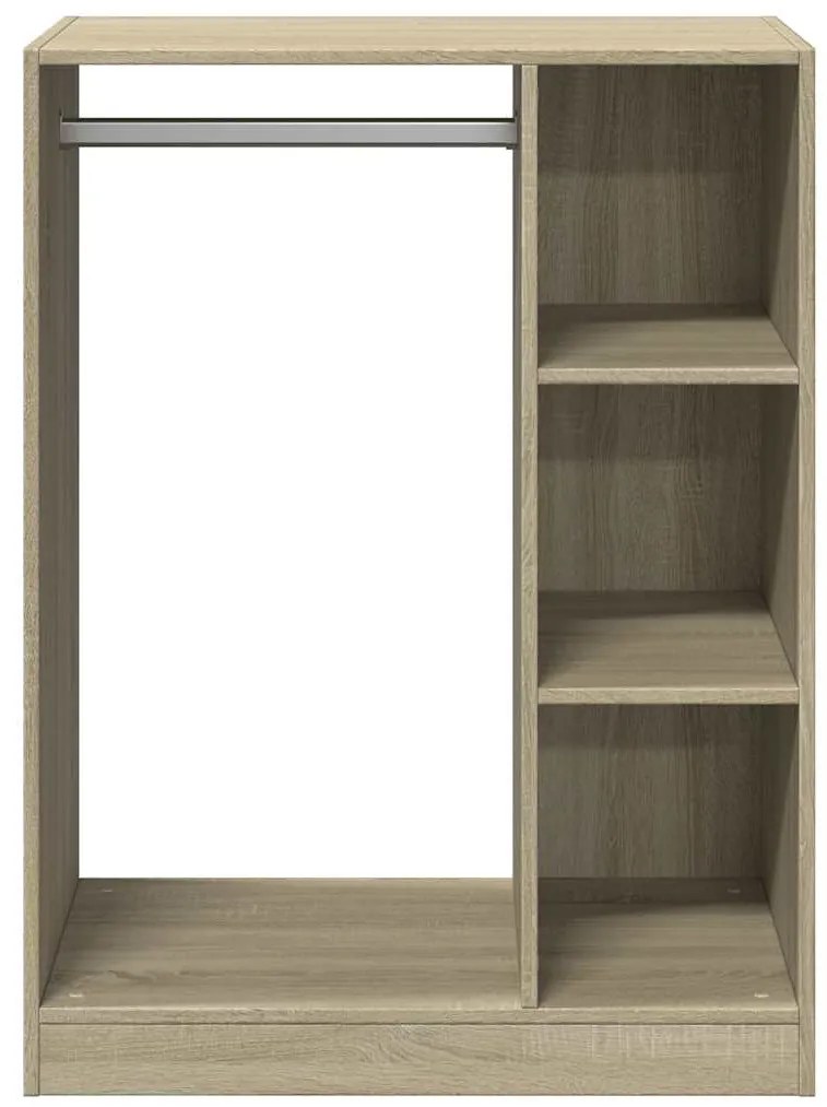 vidaXL Ντουλάπα Χρώμα Sonoma Δρυς 77 x 48 x 102 εκ. Επεξεργασμένο Ξύλο