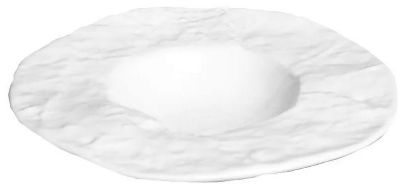Πιάτο Ριζότο Στρογγυλό Βαθύ Volcano Σετ 4 τμχ Qaa101K4 Φ24cm White Espiel Πορσελάνη