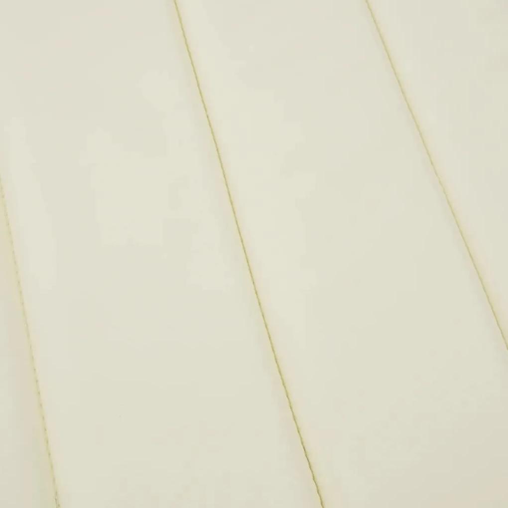 vidaXL Μαξιλάρι Ξαπλώστρας Κρεμ 200 x 60 x 3 εκ. από Ύφασμα Oxford
