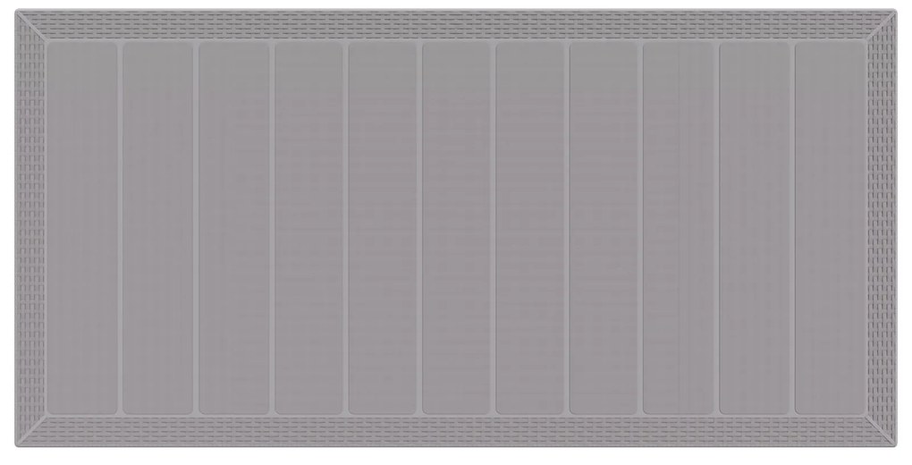 vidaXL Σετ Γευμάτων Κήπου 9 pcs Ανοιχτό γκρι
