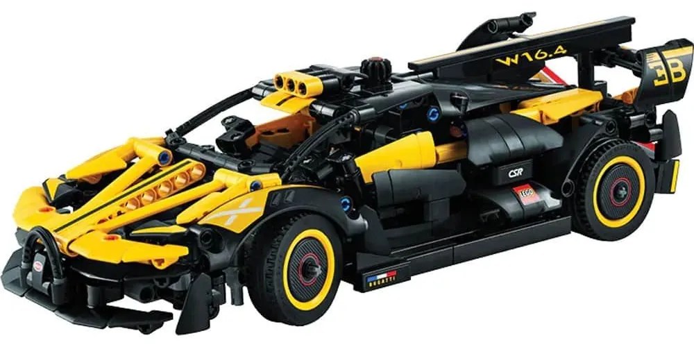 Bugatti Bolide 42151 Technic Συναρμολογούμενη 905τμχ 9 ετών+ Yellow-Black Lego