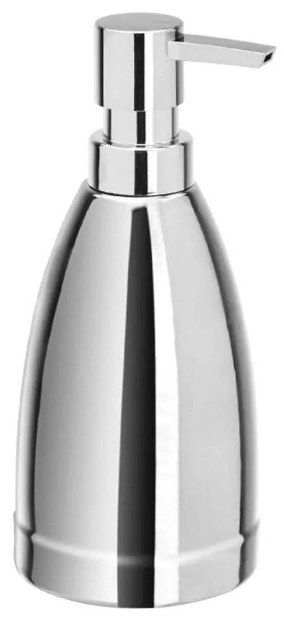 Δοχείο Κρεμοσάπουνου Linea Krom 03087.001 Silver Ceramic