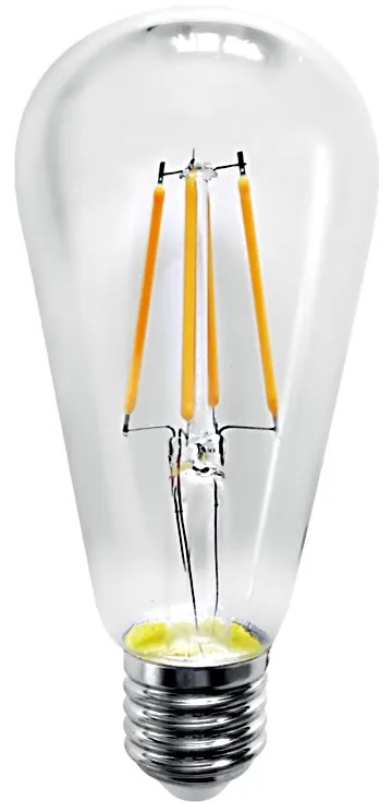 Λαμπτήρας E27 LED Filament ST64 8watt  (7.27.08.26.1) - 1.5W - 20W - 7.27.08.26.1