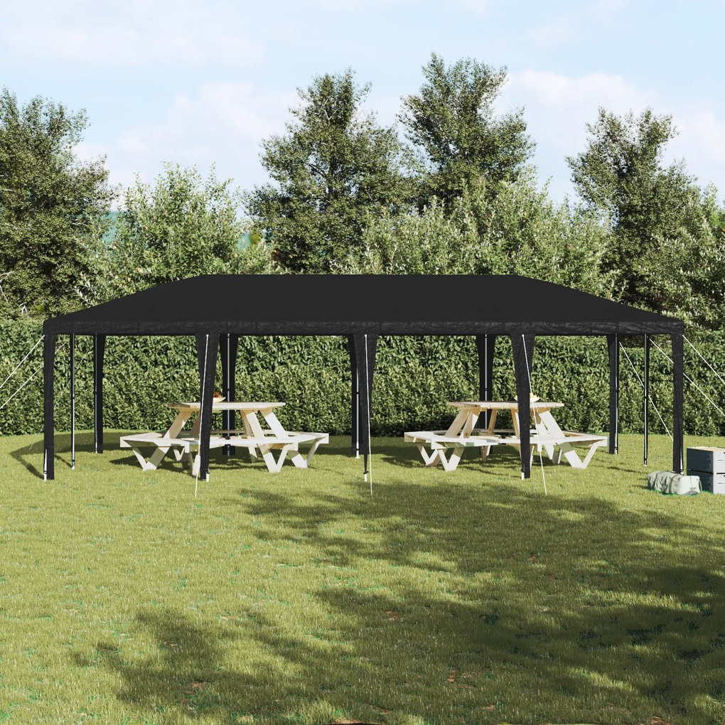 vidaXL Σκηνή Πάρτυ Ανθρακί, Λευκό 800 x 400 x 266 εκ