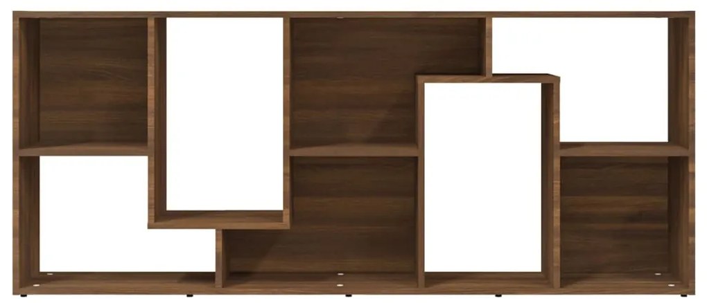 vidaXL Βιβλιοθήκη Καφέ Δρυς 67 x 24 x 161 εκ. από Επεξεργασμένο Ξύλο