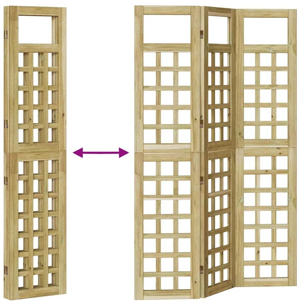 vidaXL Διαχωριστικό Ιδιωτικό Χώρο Εξωτερικού Καφέ 120 x 180 cm