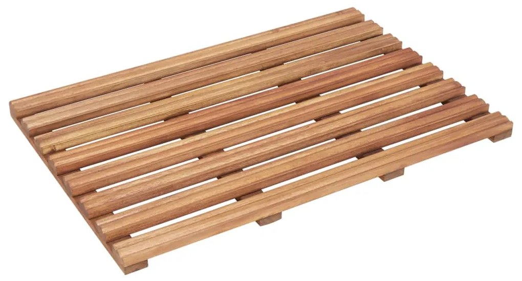 vidaXL Πατάκια Μπάνιου 2 τεμ. 56 x 37 εκ. από Μασίφ Ξύλο Ακακίας