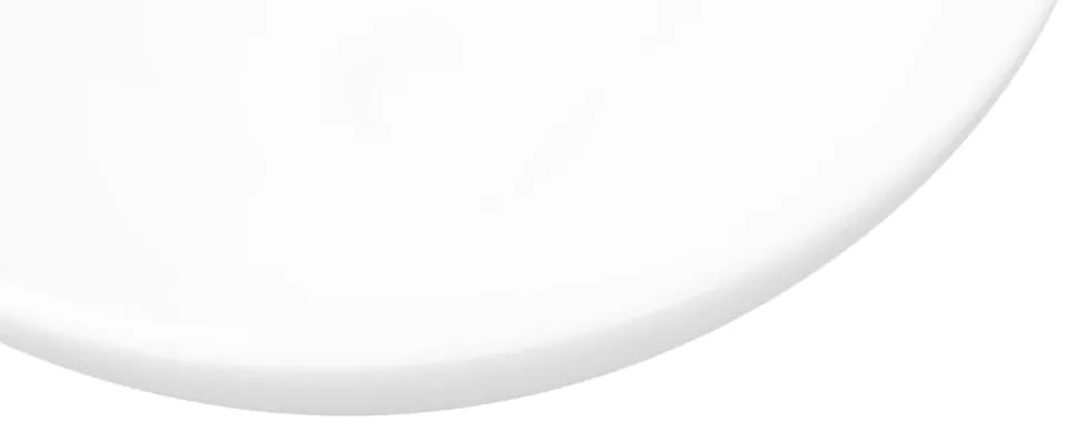 Νιπτήρας Μπάνιου Στρογγυλός Λευκός Κεραμικός