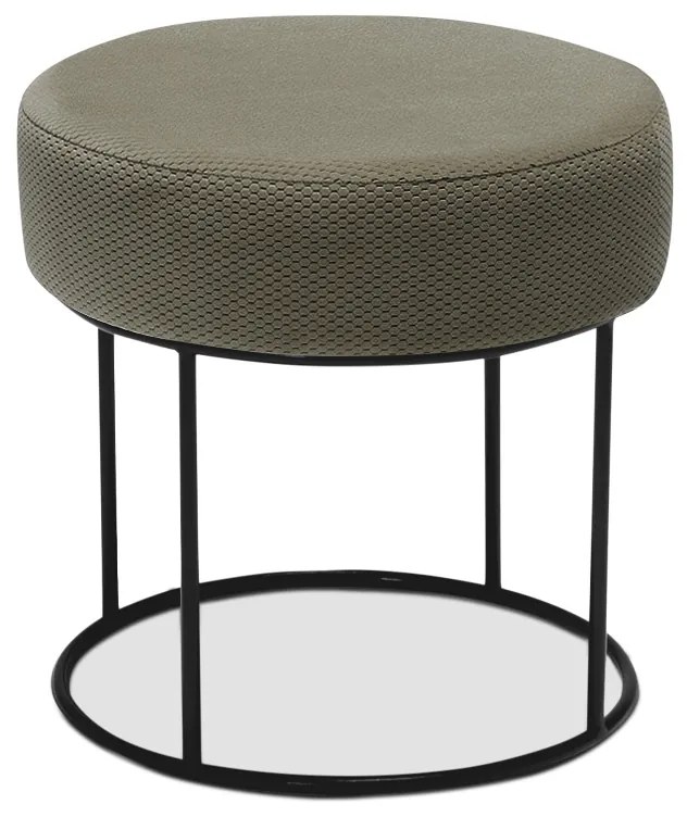 Σκαμπώ Moon Megapap υφασμάτινο χρώμα πράσινο 40x40x40εκ.-GP043-0077,3