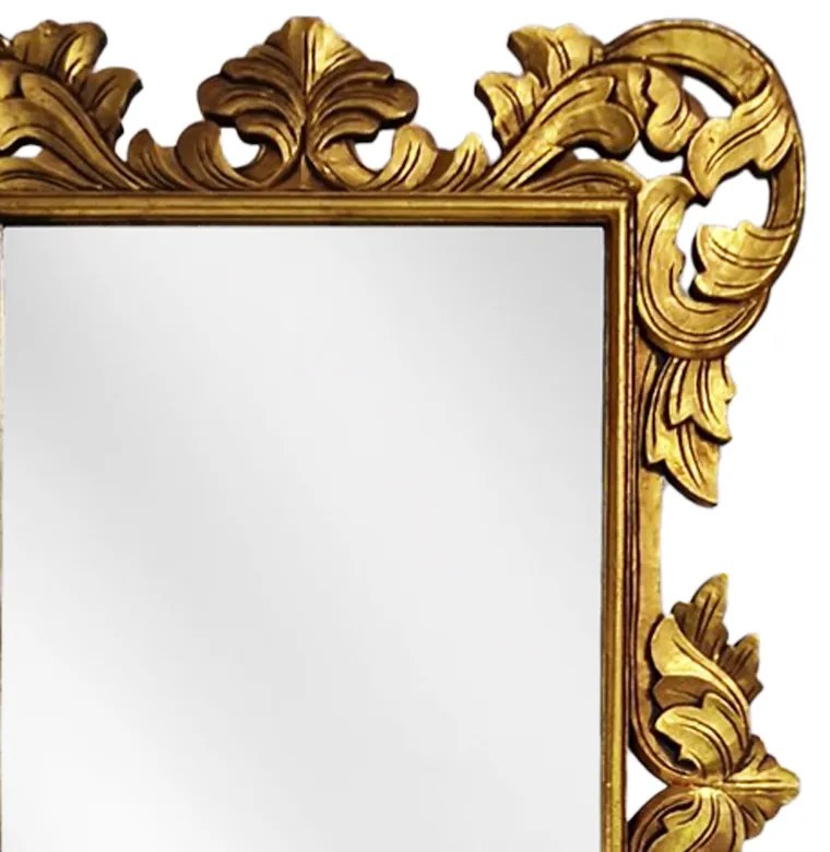 Artekko Mirroki Ξύλινος Χρυσός Σκαλιστός Καθρέπτης Τοίχου (150x100)cm - 667-4029-A - 667-4029-A