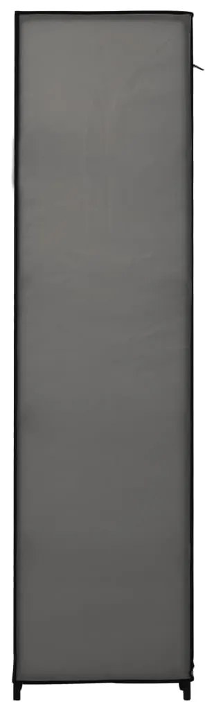 vidaXL 282425 Folding Wardrobes 2 pcs Grey 110x45x175 cm Fabric