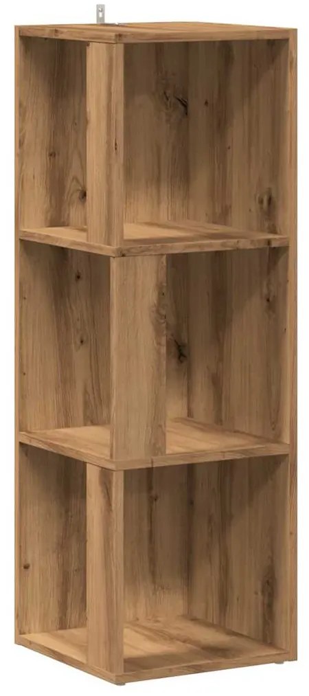 vidaXL Γωνιακό ντουλάπι Artisan Oak 33x33x100 cm Κατασκευασμένο ξύλο