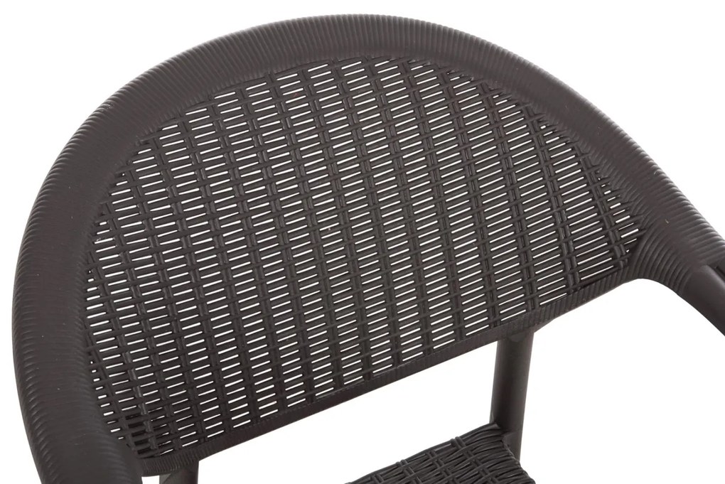ΠΟΛΥΘΡΟΝΑ ΠΟΛΥΠΡΟΠΥΛΕΝΙΟΥ FETT  BAMBOO LOOK-ΚΑΦΕ 63x59x81Υεκ. 63x59x81 εκ.