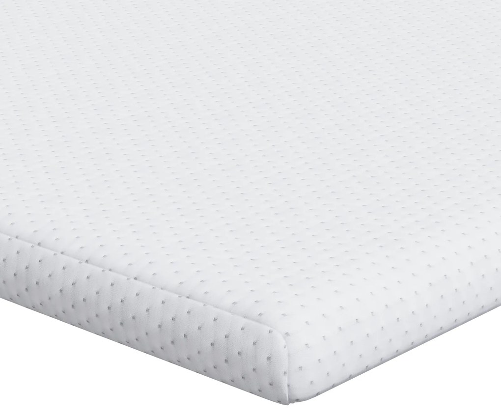 vidaXL Στρώματα Λευκό 140 x 190 cm 100% ύφασμα πολυεστέρα με τζακάρ
