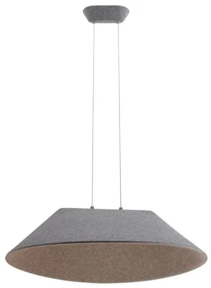 Κρεμαστό Φωτιστικό Οροφής LED SMD 12W IP20 3000K Γκρι 23173 Zambelis-23173-Γκρι 23173