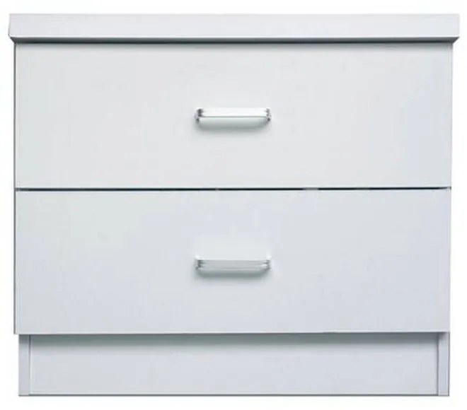 Κομοδίνο Decon  White Ε7393,1 40x40x45cm Μελαμίνη