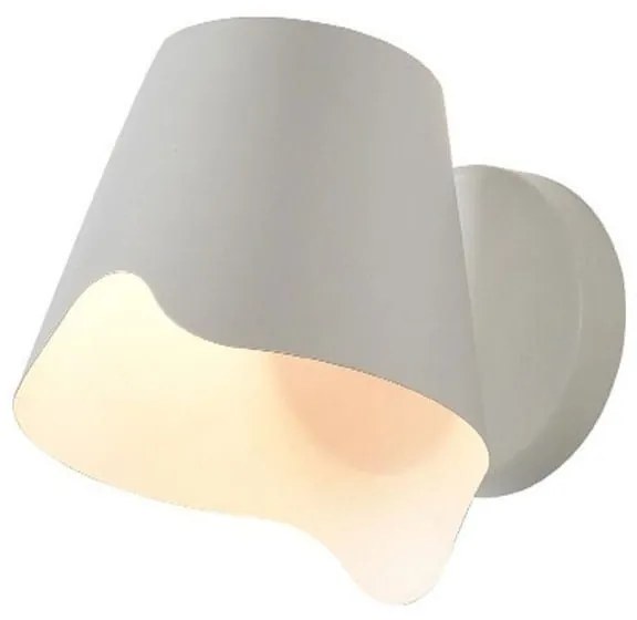 Φωτιστικό Τοίχου - Απλίκα HM481W21WH 1ΧΕ27 21Χ17Χ20 White Aca Decor Metal