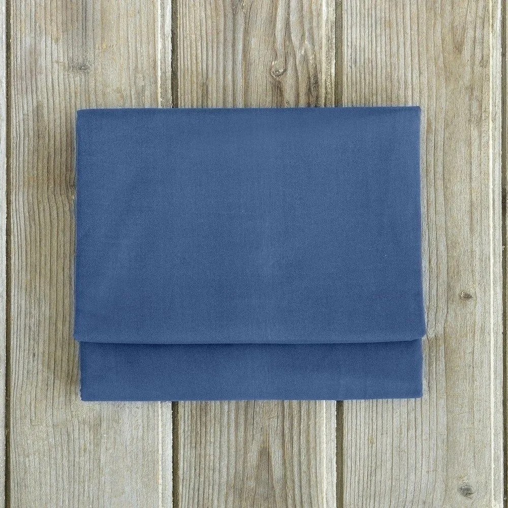 Σεντόνι Unicolors Dark Denim Nima Μονό 160x260cm 100% Cotton