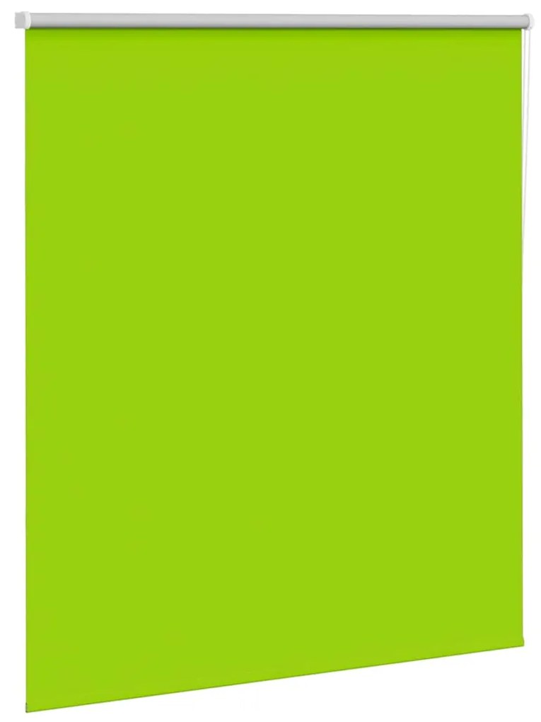 vidaXL Roller Blind Blackout φύλλα πράσινα 140x150 cm Πλάτος υφάσματος