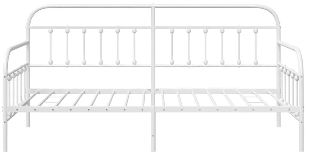 vidaXL Σκελετός κρεβατιού ημέρας Λευκό 90 x 190 cm