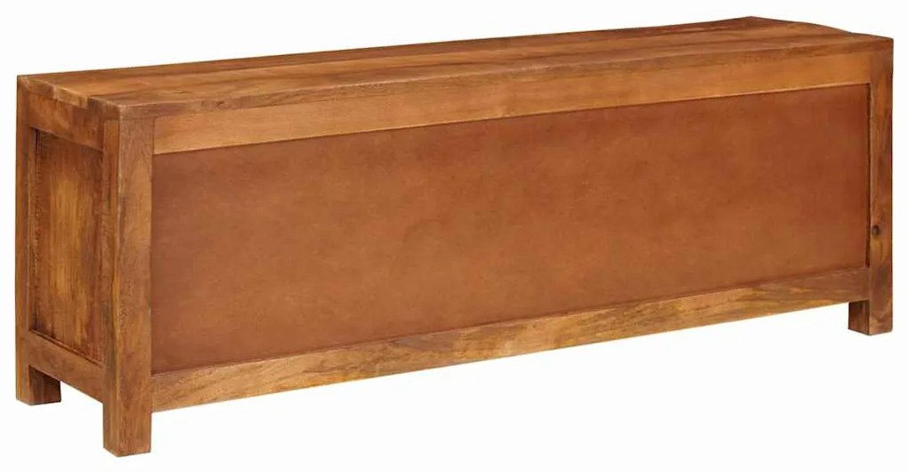 vidaXL Ντουλάπι TV Καφέ 110 x 30 x 40 cm Μασίφ ξύλο μάνγκο