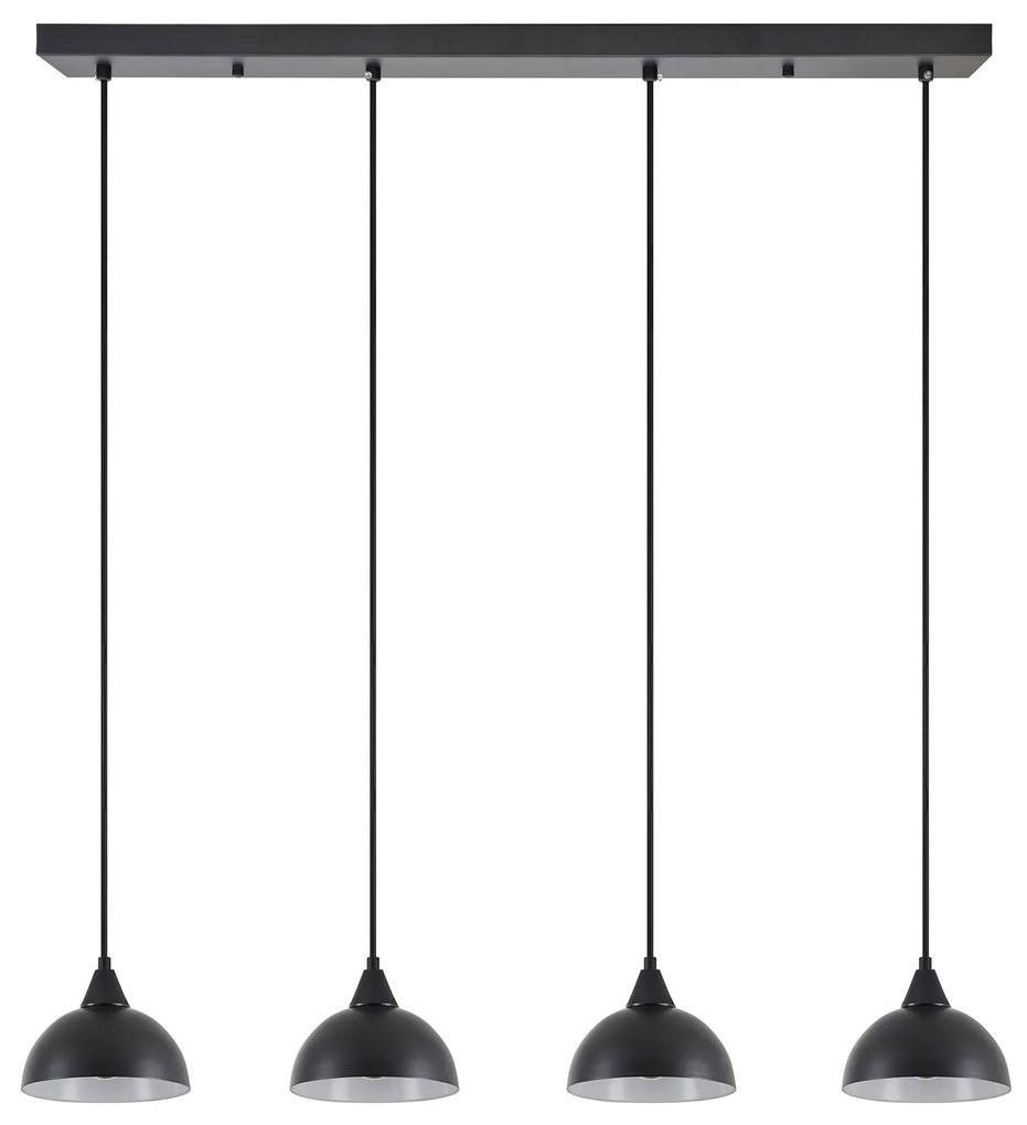 Φωτιστικό Οροφής SE21-BL-B10-4BL-MS3 ADEPT PENDANT Black Metal Shade + - 77-9056 - 51W - 100W - 77-9056