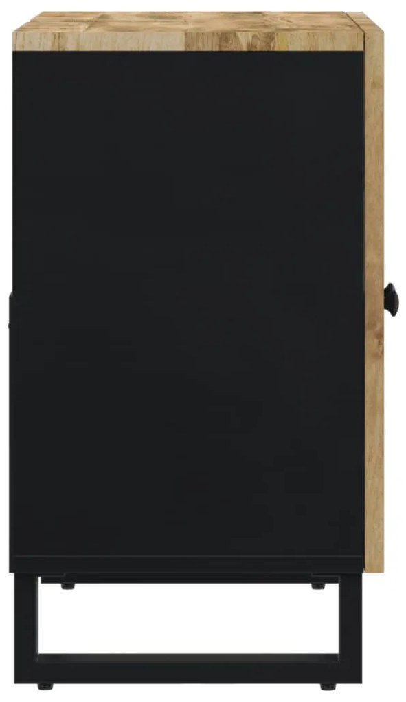 vidaXL Έπιπλο Νιπτήρα 62 x 33 x 58 εκ. Μασίφ Ξύλο Μάνγκο &amp; Επεξ. Ξύλο