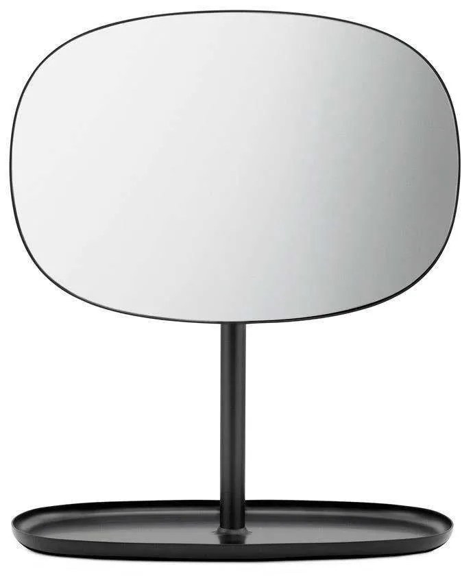 Καθρέπτης Επιτραπέζιος Flip 372000 28x19,5x34,5cm Black Normann Copenhagen Steel,Glass