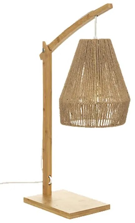 Επιτραπέζιο φωτιστικό Sean Ε27 40W μπαμπού σε μπεζ απόχρωση 32.5x18x56εκ 32.5x18x56 εκ.