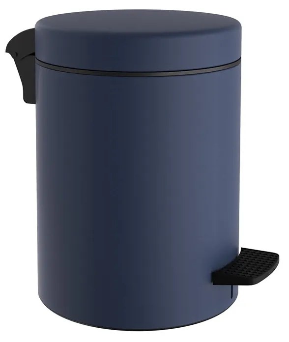 Κάδος Απορριμμάτων Μπάνιου (Φ18x25) Pam &amp; Co 3lt 03-601-203 Matt Navy Blue