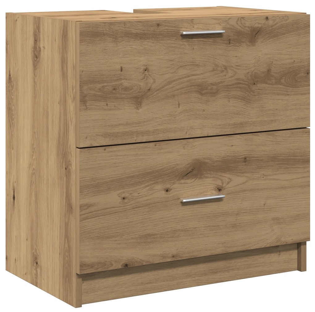 vidaXL Ντουλάπα Νιπτήρα Ξύλο Τέχνης 59x37x59 cm Επεξεργασμένο Ξύλο