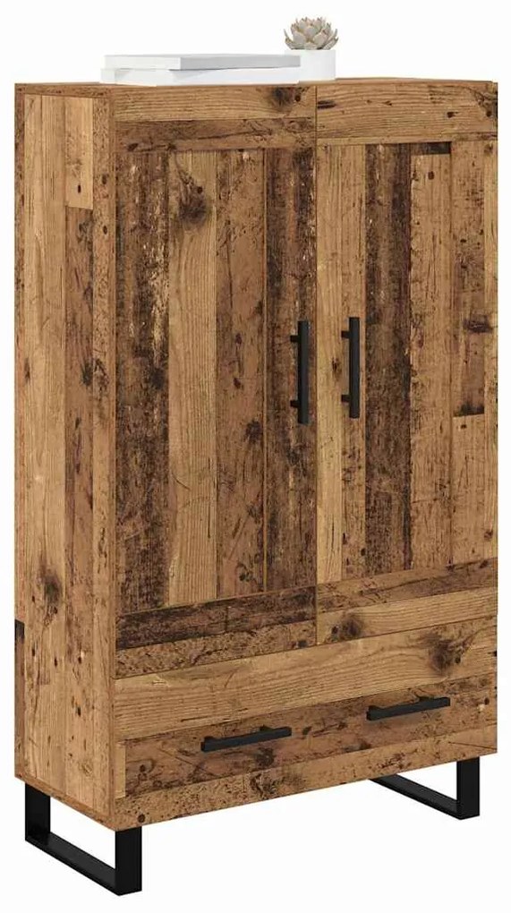 vidaXL Highboard Παλιό Ξύλο 69,5 x 31 x 115 εκ. Επεξεργασμένο ξύλο