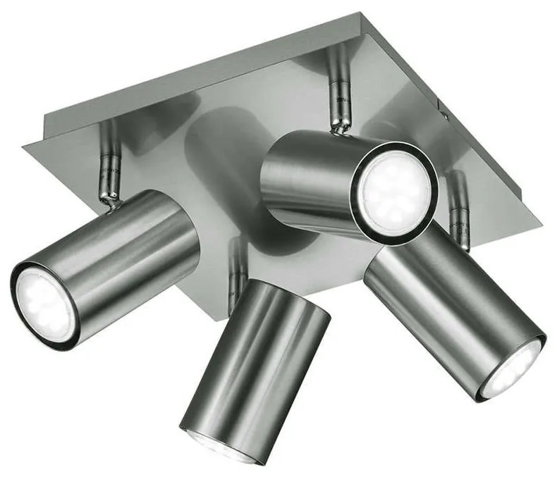 Φωτιστικό Οροφής - Σποτ Marley 802430407 Nickel Trio Lighting Metal