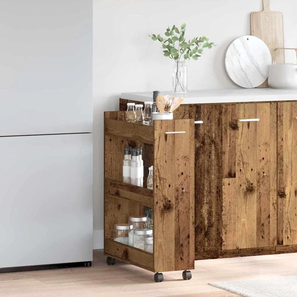 vidaXL Ντουλαπιού Παλαιό ξύλο 60 x 22 x 79 εκ Επεξεργασμένο ξύλο