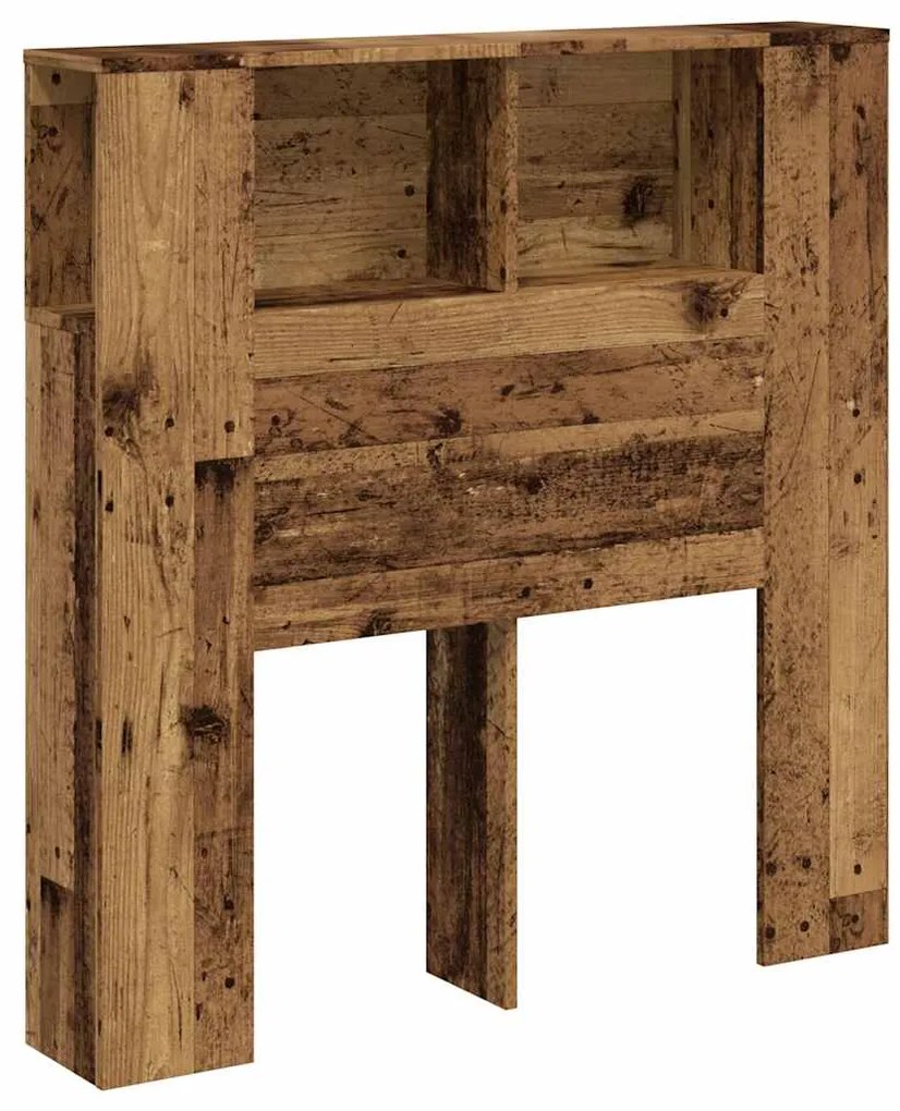 vidaXL Κεφαλάρι Με Αποθηκευτικό Χώρο 100x18,5x102,5 εκ. Επεξ. Ξύλο