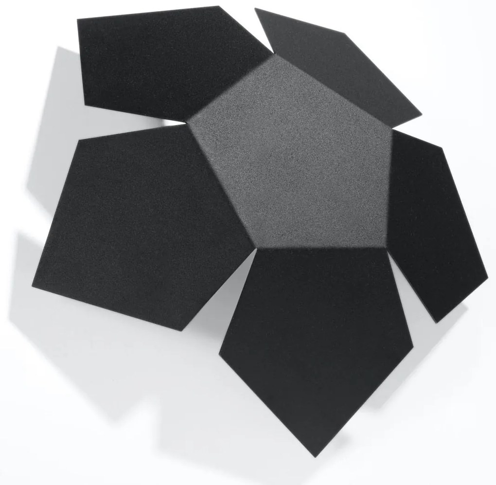 Απλίκα Τοίχου Sollux Penta Black SL.0423