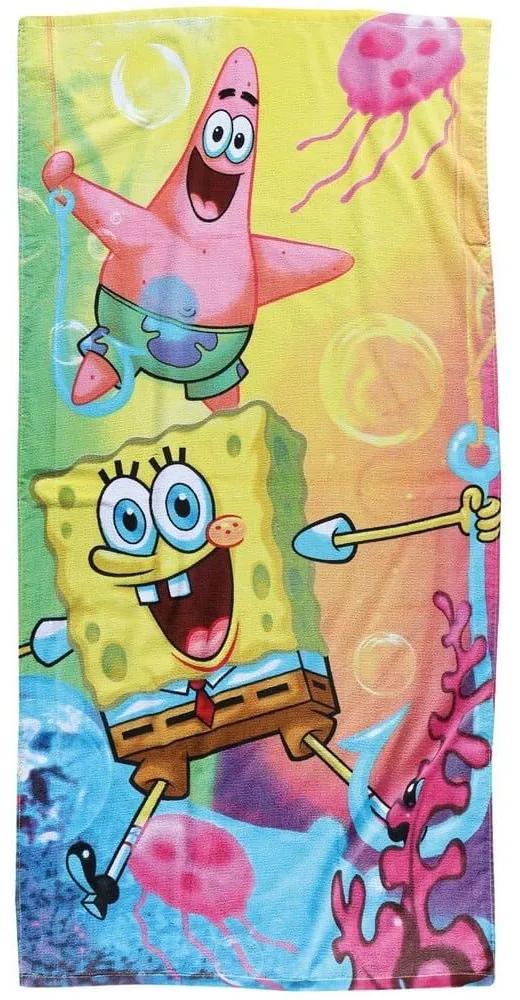 Πετσέτα Θαλάσσης Παιδική 5867 Spongebob Multi Das Home Θαλάσσης 70x140cm 100% Βαμβάκι
