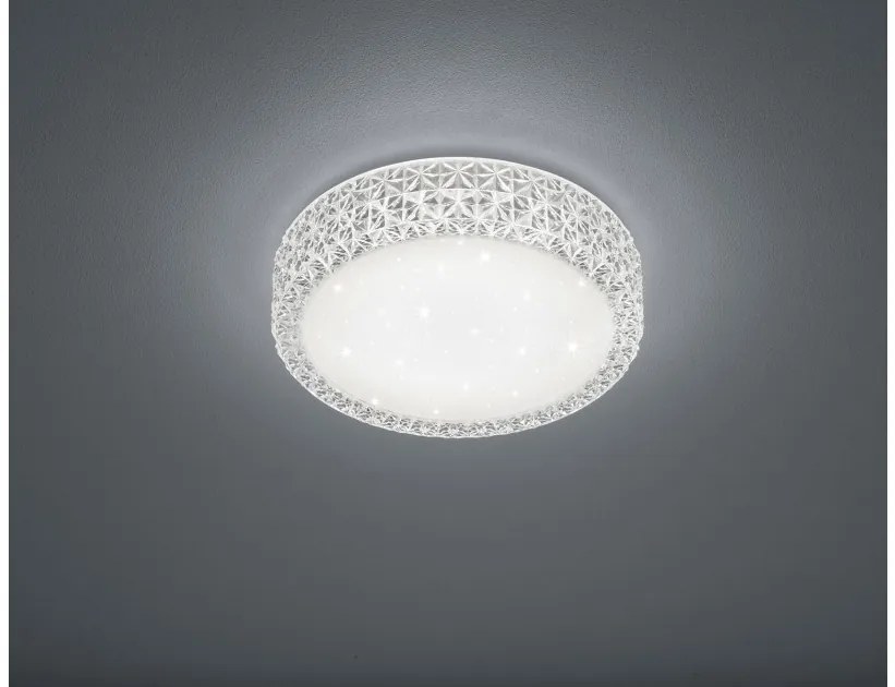 Πλαφονιέρα Φωτιστικό Οροφής LED 24W Λευκό Εφέ Pegasus R62421100 Trio Lighting-R62421100-Λευκό R62421100
