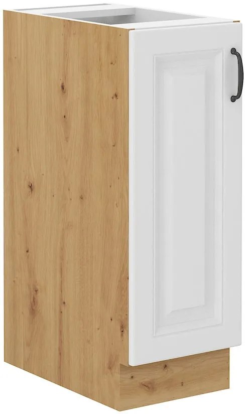 Επιδαπέδιο ντουλάπι με καλάθι Yvette 30 D-Λευκό