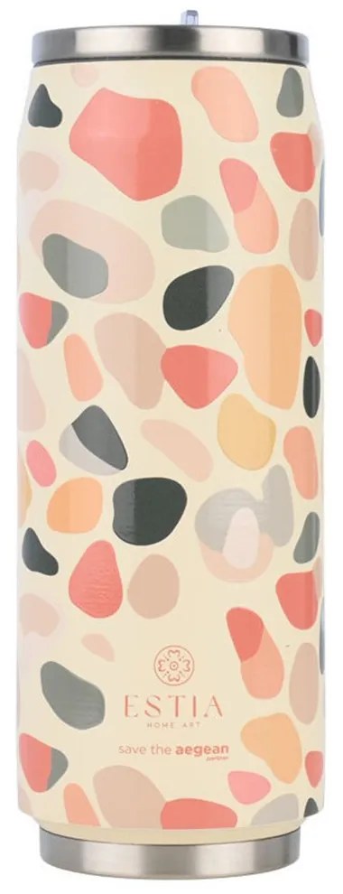 Ποτήρι - Θερμός Hue Pebbles Save The Aegean 01-31220 500ml Multi Estia
