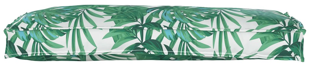 vidaXL Σετ Μαξιλαριών Πάγου Floral 2 pcs Μοτίβο φύλλων 100 x 40 x 8 εκ