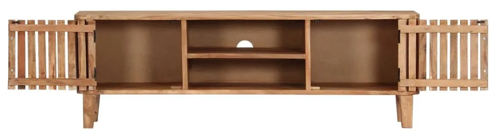 vidaXL Έπιπλο Τηλεόρασης 130 x 30 x 45 εκ. από Μασίφ Ξύλο Ακακίας