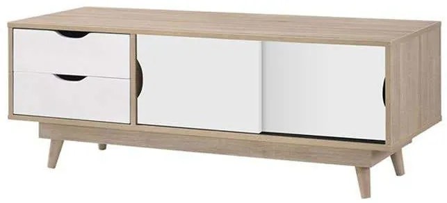 Έπιπλο Τηλεόρασης Alida Ε7343,2 Sonoma-White Mdf