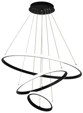POWERTECH LED φωτιστικό οροφής HLL-0105, 44W, 4000K, 60x60cm, μαύρο